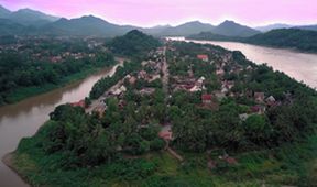 Laos z výšky