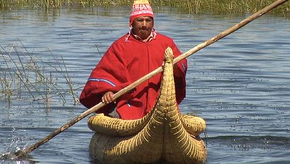 České stopy na břehu bájného jezera Titicaca