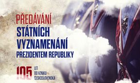 Předávání státních vyznamenání prezidentem republiky