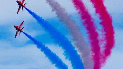 Red Arrows zblízka