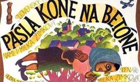 Pásla kone na betóne