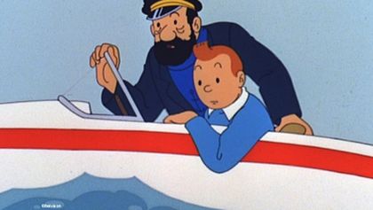 Tintin a jezero žraloků