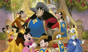 Tři mušketýři: Mickey, Donald a Goofy