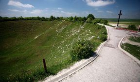 Vzducholodí nad zákopy 1. světové války