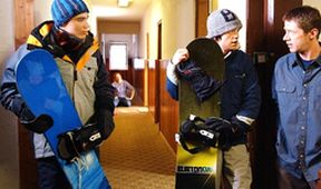 Snowboarďáci