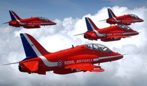 Red Arrows zblízka