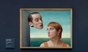 Úsměvná galerie: René Magritte - Milenci III (3/3)