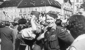 US-Army v ČSR 1945, Konec 2. světové války