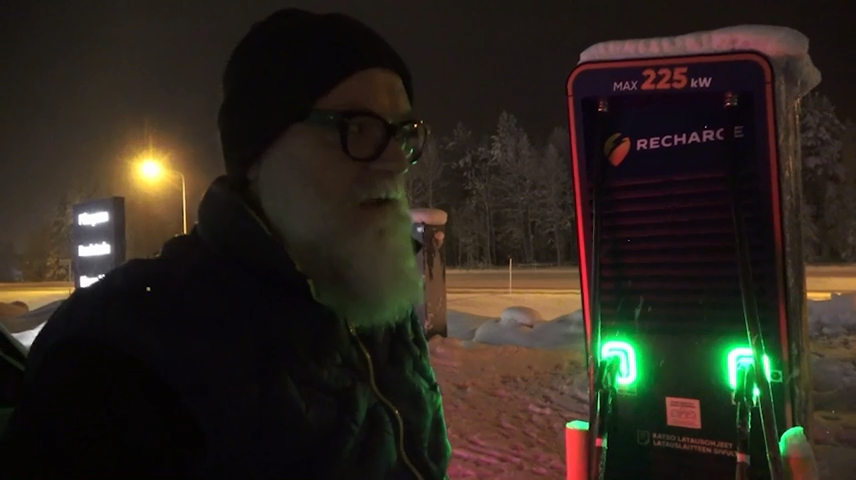 Photo on the trip |  Charging electric cars in Finland