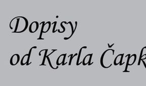 Dopisy od Karla Čapka