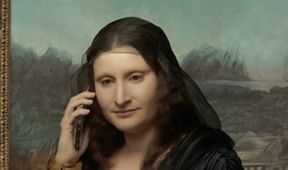 Úsměvná galerie: Leonardo da Vinci - Mona Lisa (3/3)