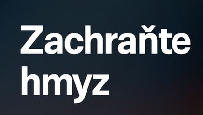 Zachraňte hmyz