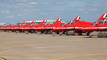 Red Arrows zblízka