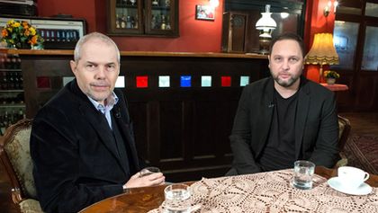 Na plovárně s Janem P. Muchowem