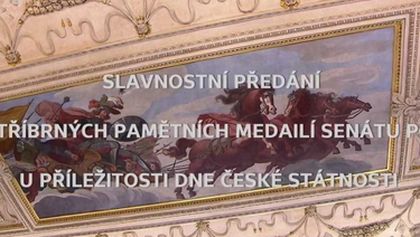 Slavnostní předávání Stříbrných medailí předsedy Senátu