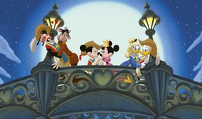 Tři mušketýři: Mickey, Donald a Goofy