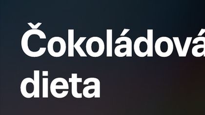 Čokoládová dieta