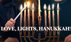 Láska, sviečky, Chanuka!