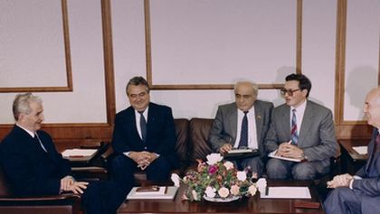 Ceaușescu před soudem