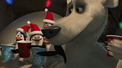 Tučniaky z Madagaskaru: Vianočná misia