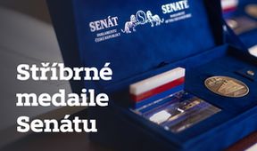 Slavnostní předávání Stříbrných medailí předsedy Senátu