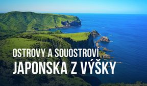 Ostrovy a souostroví Japonska z výšky